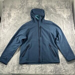 Blue‎ lightweight waterproof windbreaker jacket